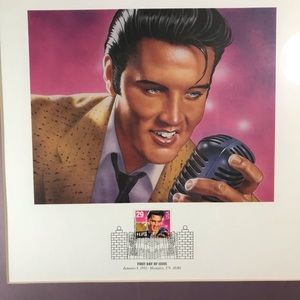 Vitage Elvis poster stamps
